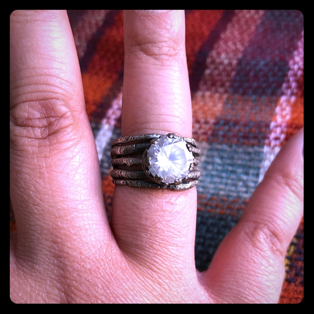 🌷 Chunky Cocktail Ring